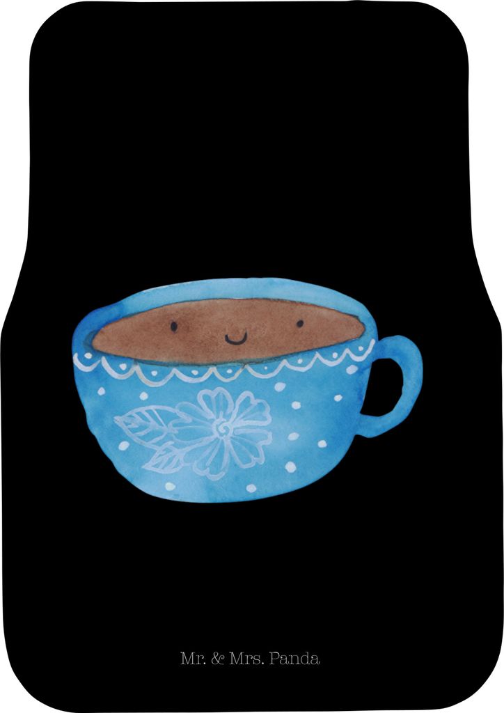 Mr. & Mrs. Panda Automatte Kaffee Tasse - Schwarz - Geschenk, Lustige Sprüche, Liebe, Geschmack, Glücklich, Genuss, Auto-Fußmatte, Auto Fußmatt...