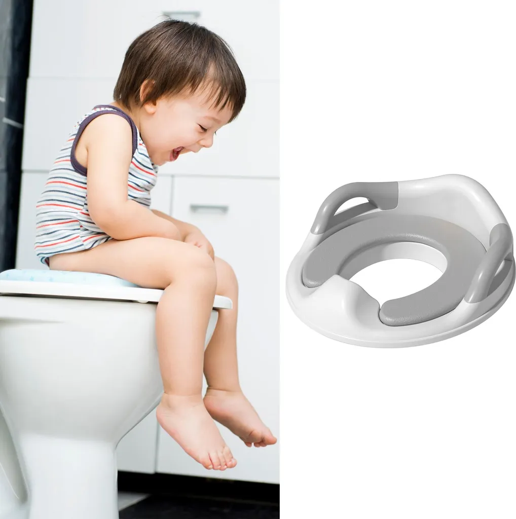 Siège de toilette enfant PU souple - Réducteur WC réglable et antidérapant