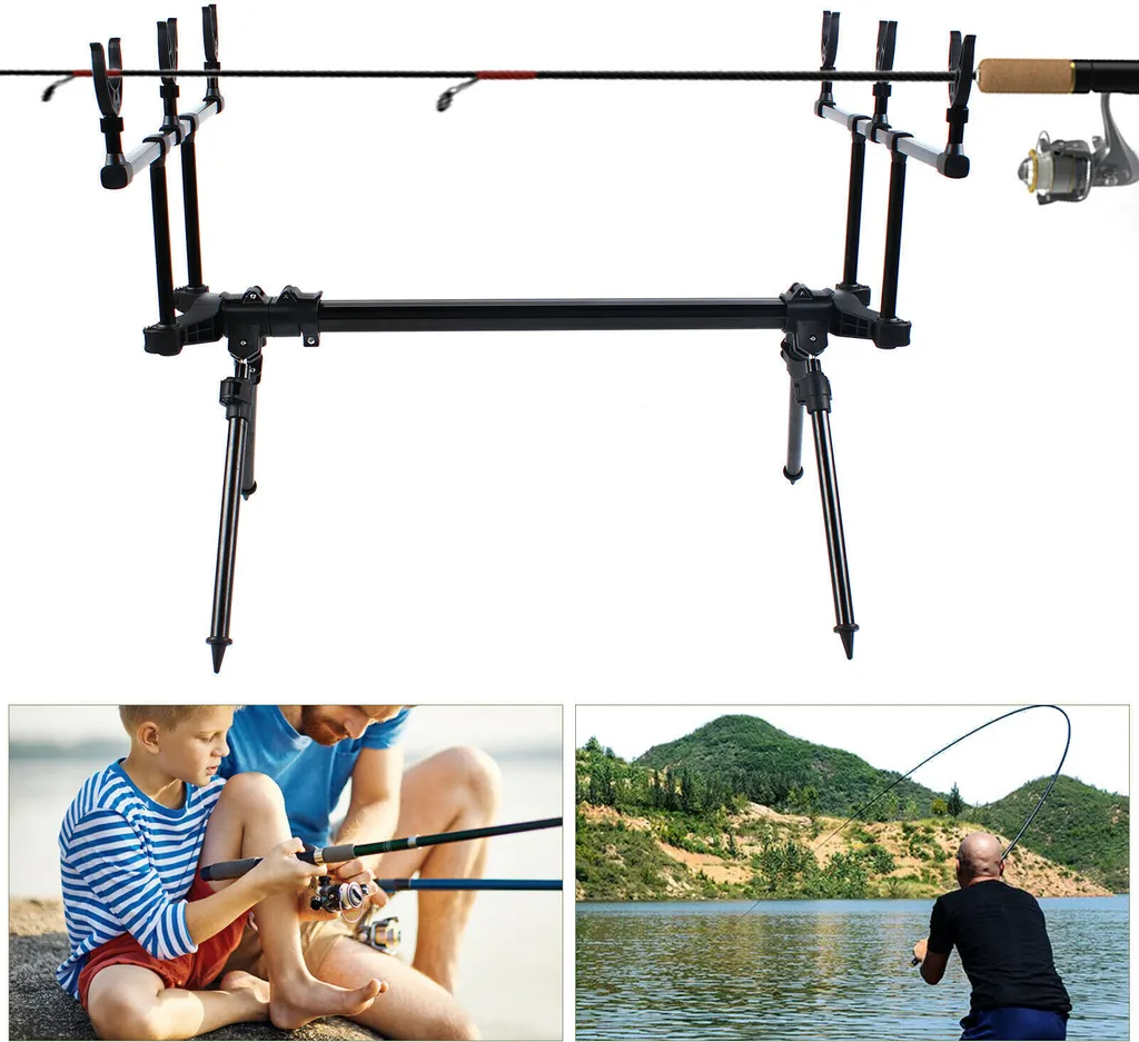 Support De Canne à Pêche MPR – Modèle Method Feeder, Antidérapant, Pour Tous Styles De Cannes (Lot De 1)