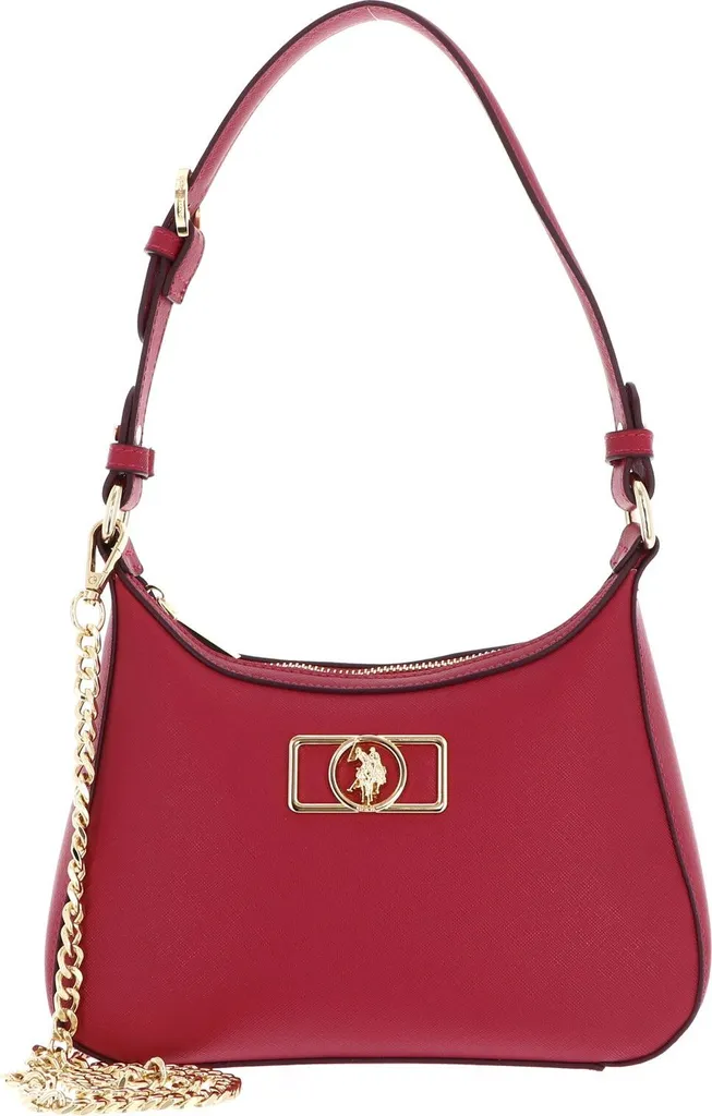 U.S. POLO ASSN. Jones Hobo Fuchsia - Sac à épaule chic pour femme