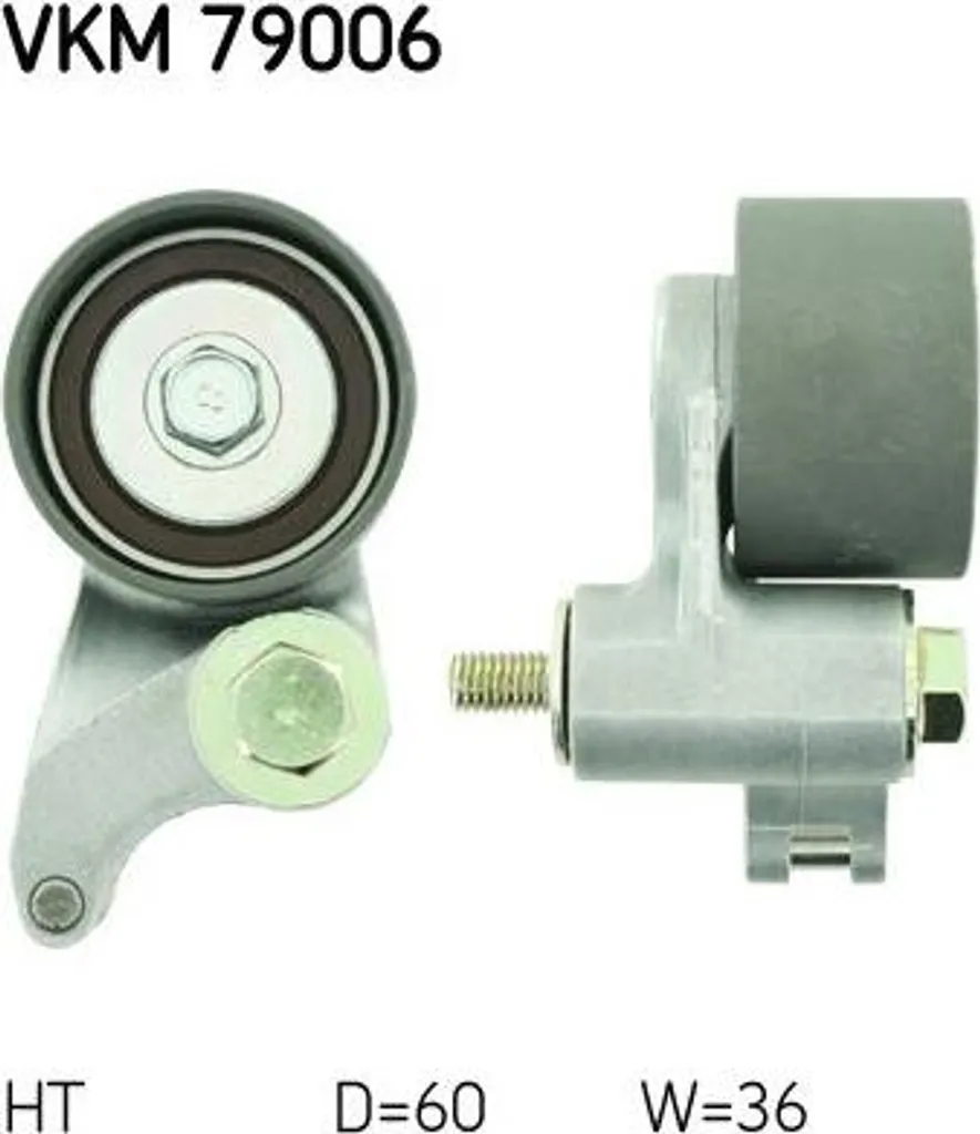Rouleau Tendeur Robuste SKF VKM 79006 Distribution OE 97136256 Acier