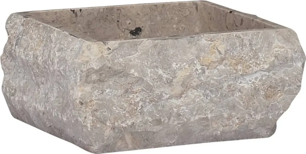 Petite vasque marbre gris pour coin toilette - Équipement salle de bain