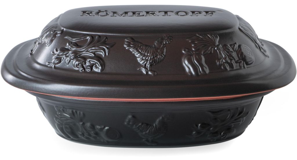 RÖMERTOPF Bräter Rustico 1 Pers. schwarz 114821 4043891113226