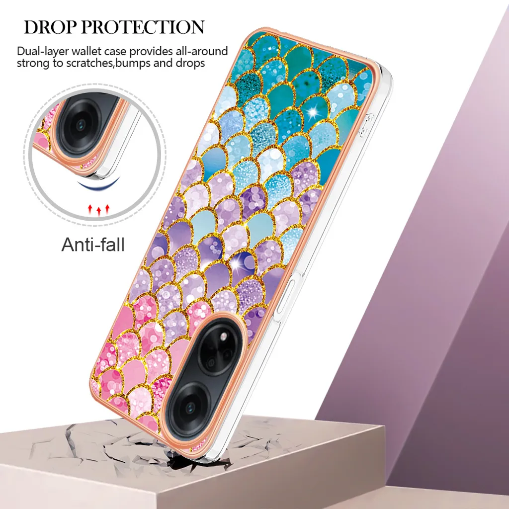 Cover Con Stampa Dipinta Per OPPO A98 5G – Custodia Morbida TPU Antigraffio E Antiurto