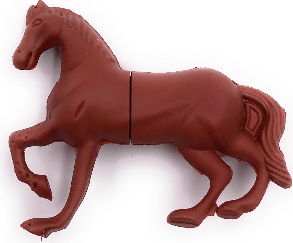 Onlineworld2013 Pferd Hengst Stute Fohlen Tier braun Funny USB Stick 64 GB USB 3.0