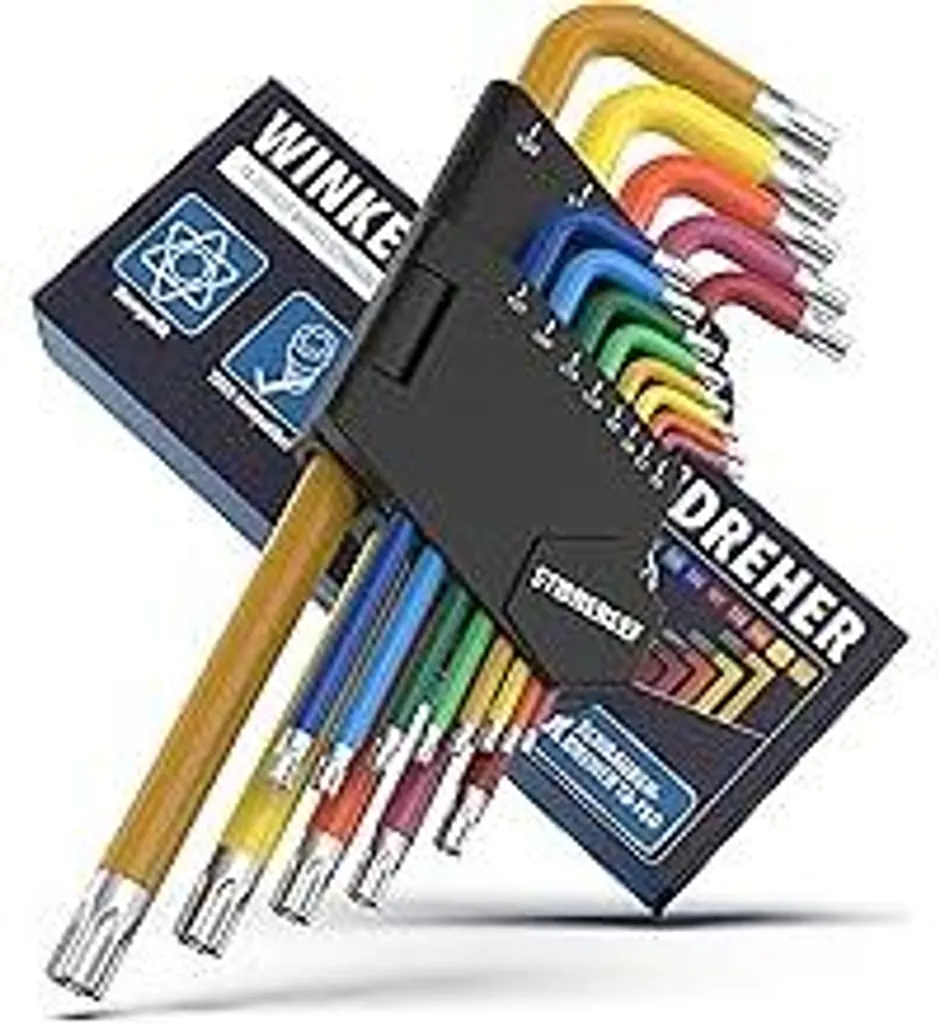 Chiavi Torx T6-T50 per Moto e Auto - Set 13 Pezzi Colorati S2