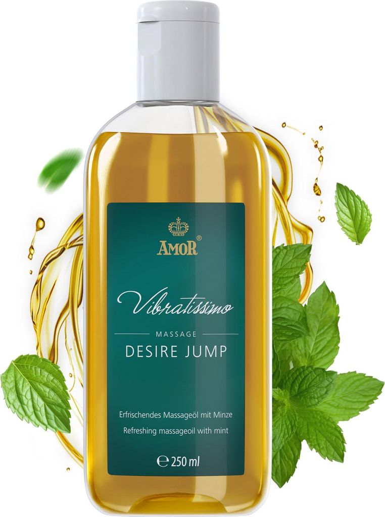 Vibratissimo Desire Jump 250 ml Massageöl - Prickelnde Produktbild 