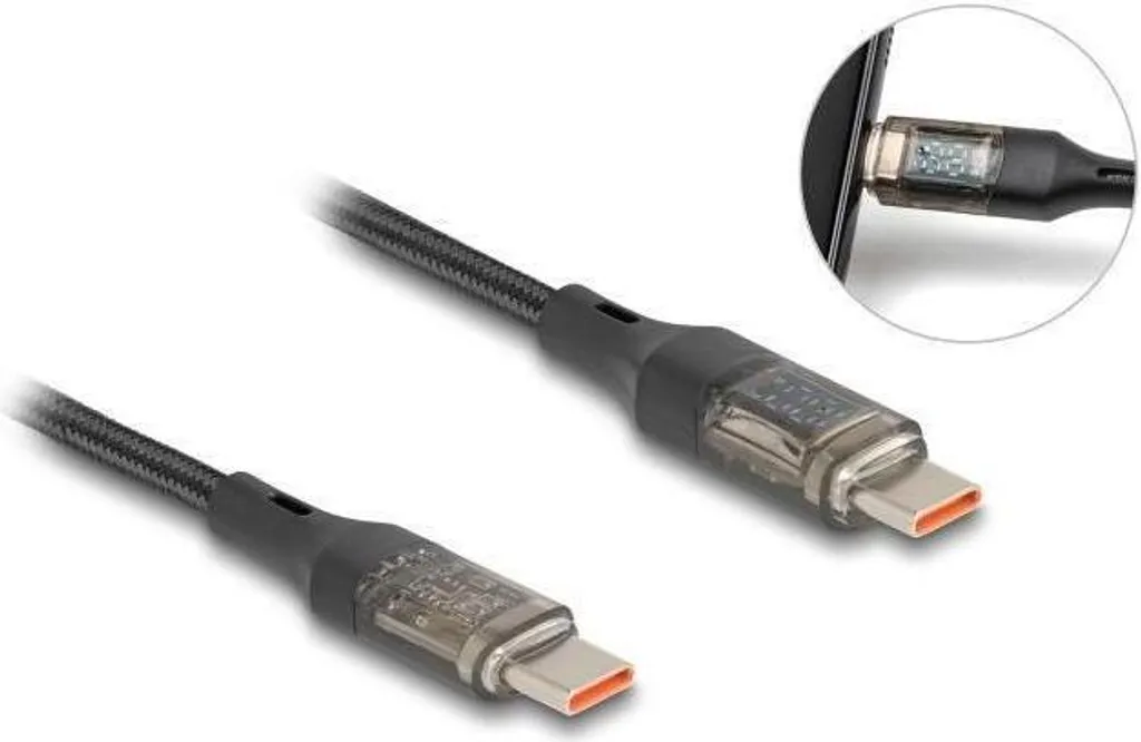 Cavo Delock 85409: 100W USB-C con Display LED. Qualità Tedesca al Giusto Prezzo