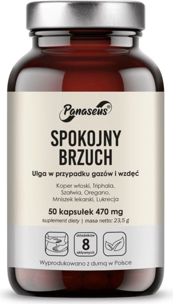 Compléments alimentaires Panaseus Spokojny Brzuch (50 Image du produit 