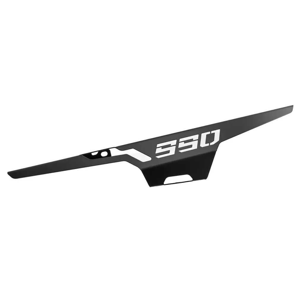 Copricatena Alluminio KTM 990 Supermoto SMT Logo Nero - Accessori Moto