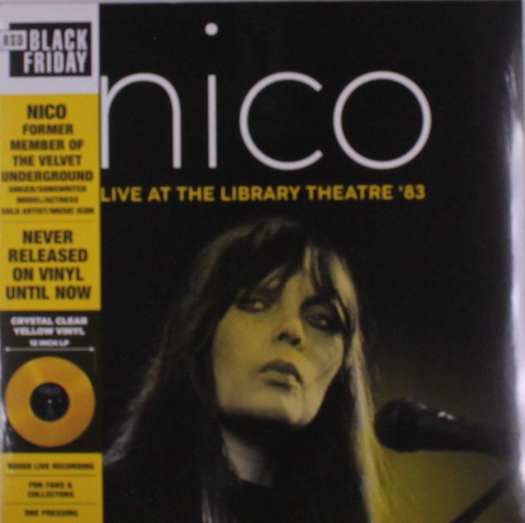 Nico: Live At The Library Theatre 83 (remastered) (Limited Edition) (Clear Yellow Vinyl)