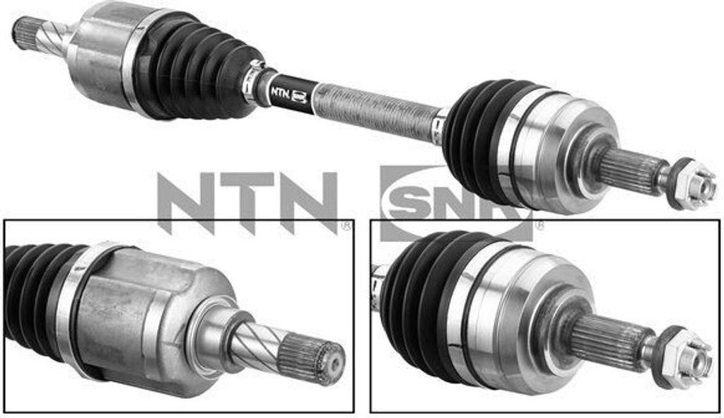 NTN SNR DK55.234 Antriebswelle Vorne Links für VW LT 28-46 II Pritsche / Fahrgestell (2DC, 2DF, 2DG, 2DL, 2DM) für RENAULT Arkana I (LCM) Duster ...