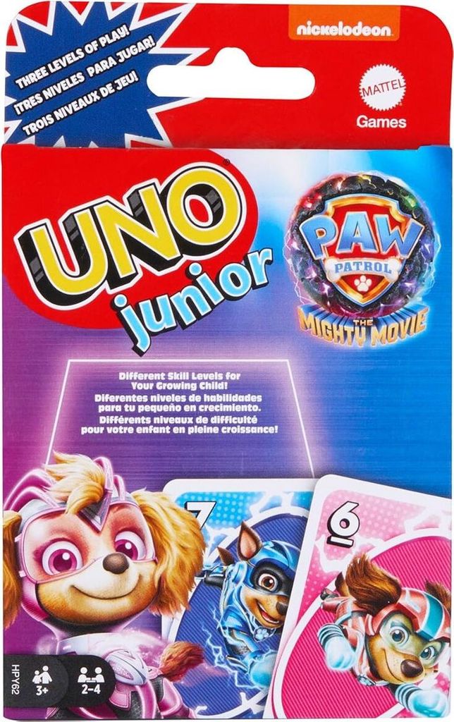 Mattel HPY62 - Mattel Games - Paw Patrol - UNO junior Produktbild 
