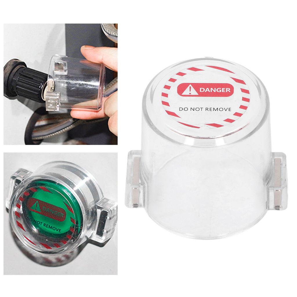 Magnetický kryt spínače nouzového zastavení, průhledný, Obrázek produktu 