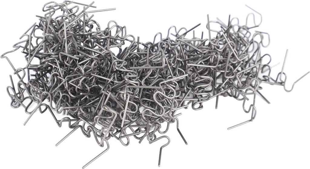 500pcs Schweißen Hot Staple 0.8mm Automotive Plastic Repair Machine Wave Type Welding Draht für Auto Stoßstange Armaturenbrett