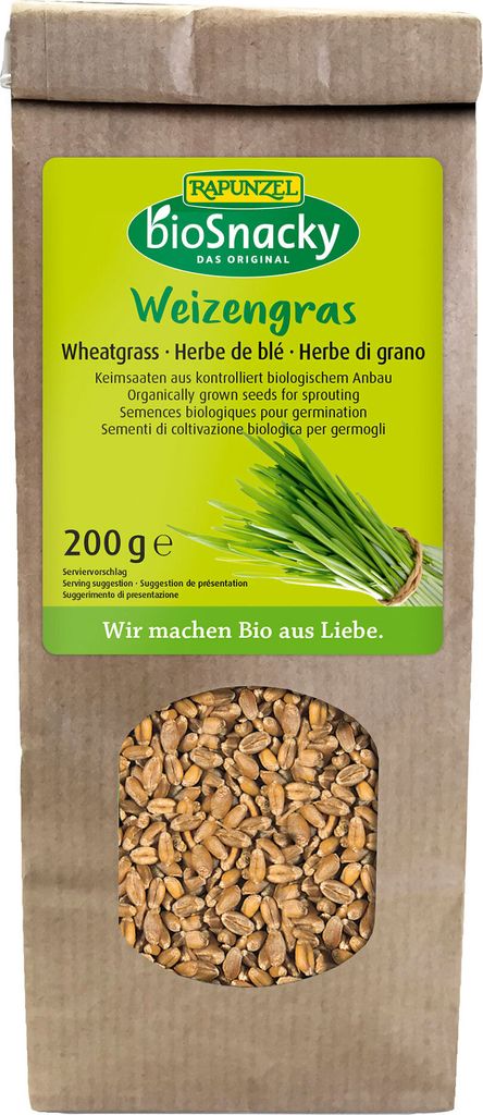 Rapunzel - bioSnacky Weizengras - 200g Produktbild 