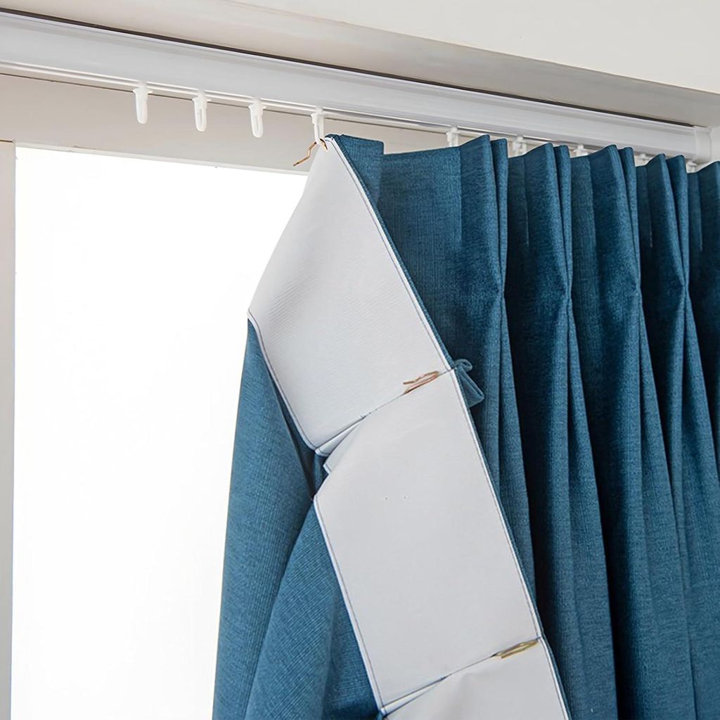 Allecto Plus - Gardinenhaken Schienen 11 mm - 100 Stück - Gleitschienen Hänger Rollen