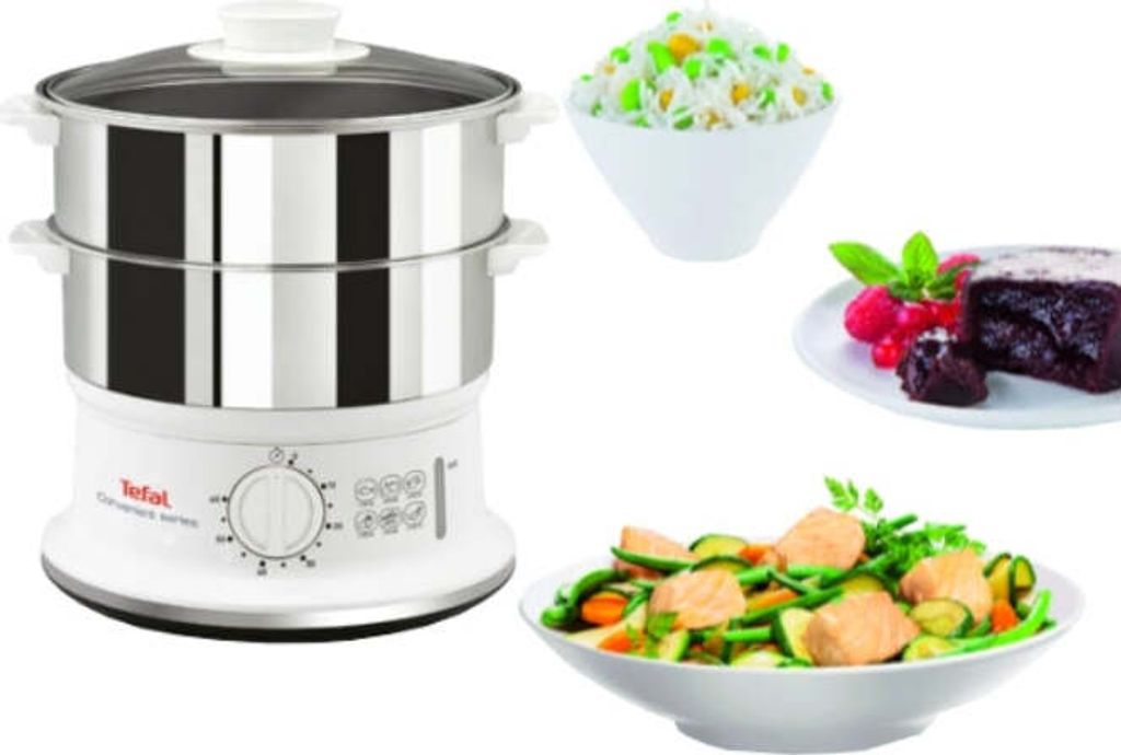 Tefal VC1451 - Dampfgarer - edelstahl/weiß Produktbild 13