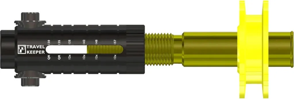 Pedros Travel Keeper Support de Chaîne Vélo Jaune pour Transport Sécurisé