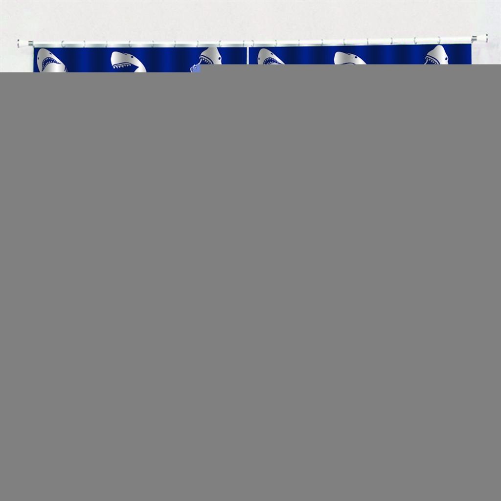 Icegrey 2 Stš¹ck Tiere Gardinen Vorh?nge Verdunkelungsvorh?nge Blickdicht 3D Curtain Schlafzimmer Wohnzimmer mit Haken, Stil 13, 264x241cm