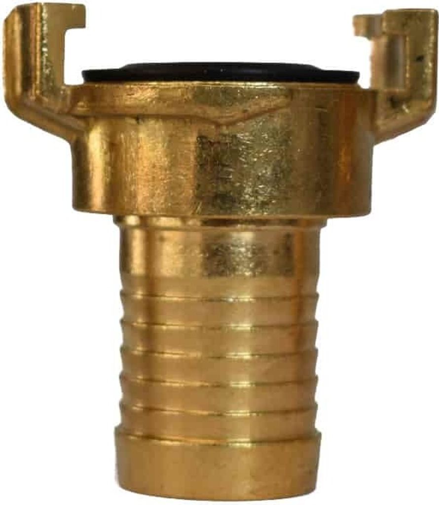 Messing Kupplung m. drehbarer Tülle 1" Zoll