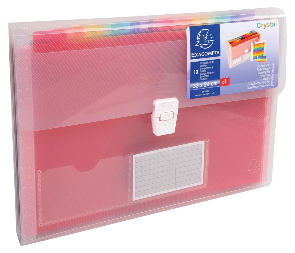 Exacompta 55298E, Gemischte Farben, Polypropylen (PP), 400 Blätter, A4, 330 mm, 250 mm
