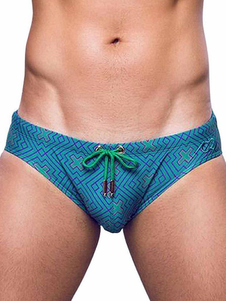 2Eros Print Swimwear Brief Jade L