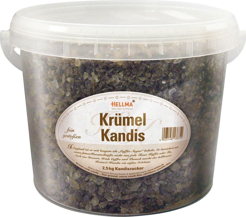 Caramelle di roccia Hellma Krümel, zucchero, porzione di Immagine del prodotto 