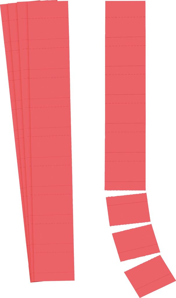 Ultradex Einsteckkarte 140505 50x32mm rot 90St