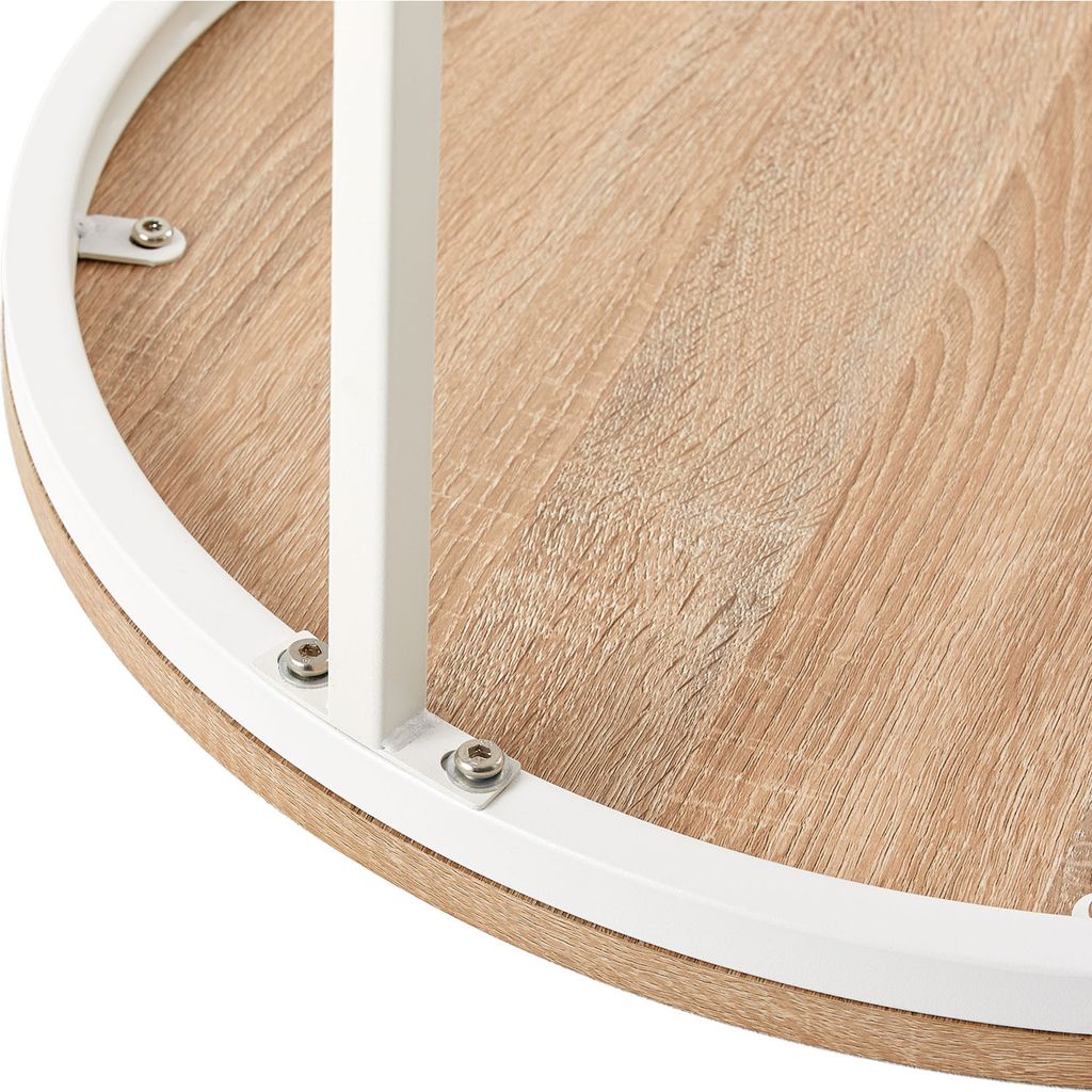 H.J WeDoo Couchtisch rund für Wohnzimmer 2er Set, Produktbild 11