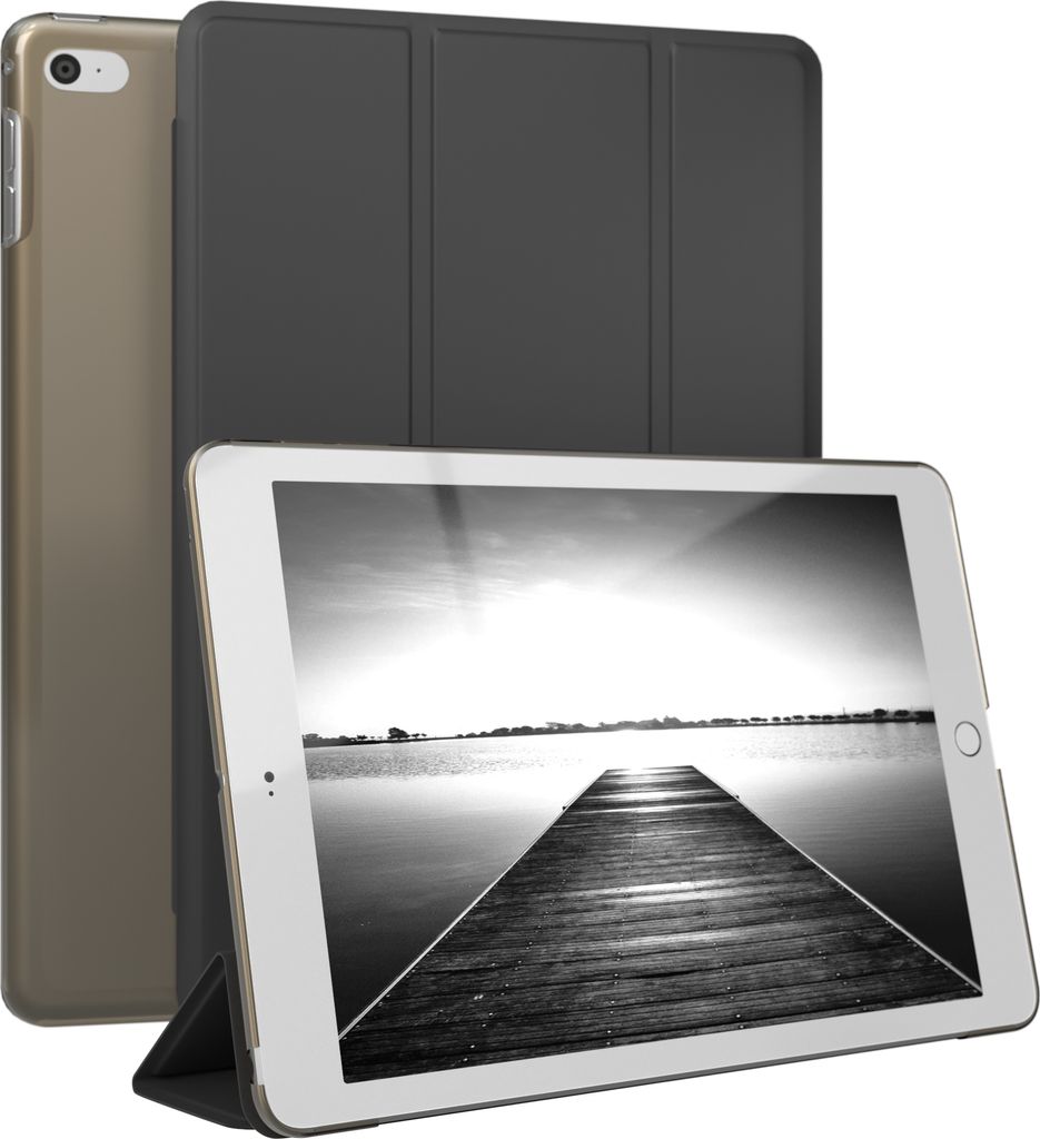 EAZY CASE Smartcase für Apple iPad Mini 4 / Mini 5 Tabletcase Bookcover Smart Flipcase magnetisch Schwarz