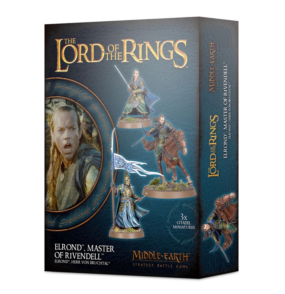 The Lord of the Rings Middle Earth Elrond, Master of Rivendell