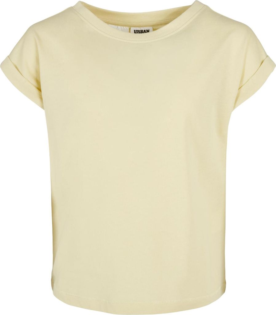 UCK2983 - Girls Organic Extended Shoulder Tee softyellow 158/164