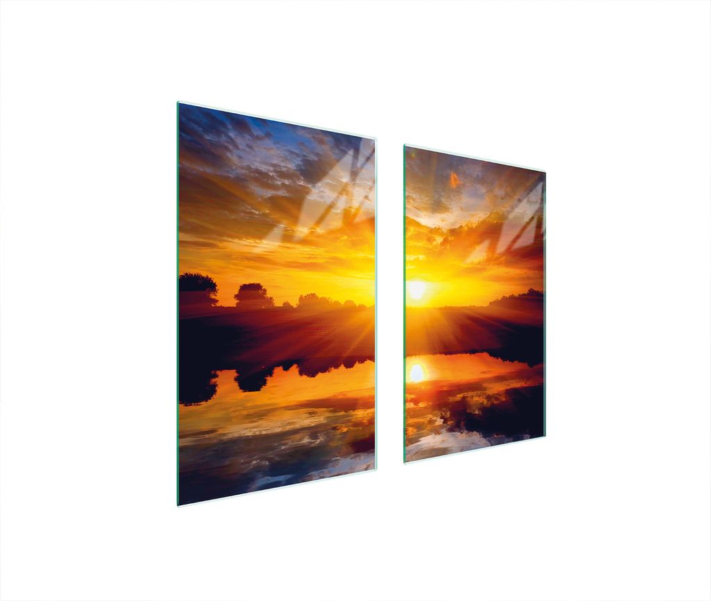 Glasschutzplatte Für Herd 75X52 Sun