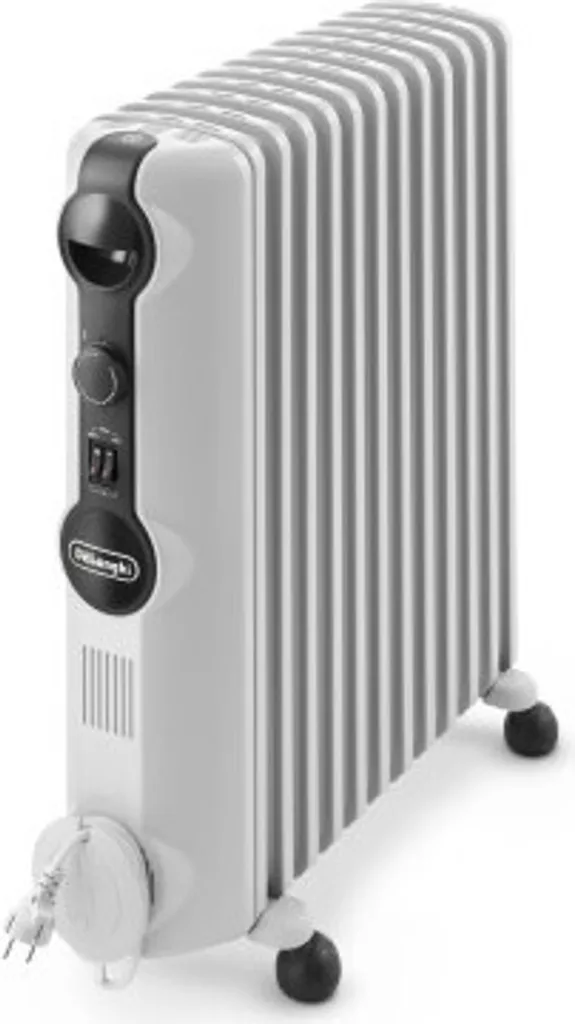 De'Longhi TRRS 1225C Radiateur Bain d'Huile 12 Ailettes Blanc 2500W