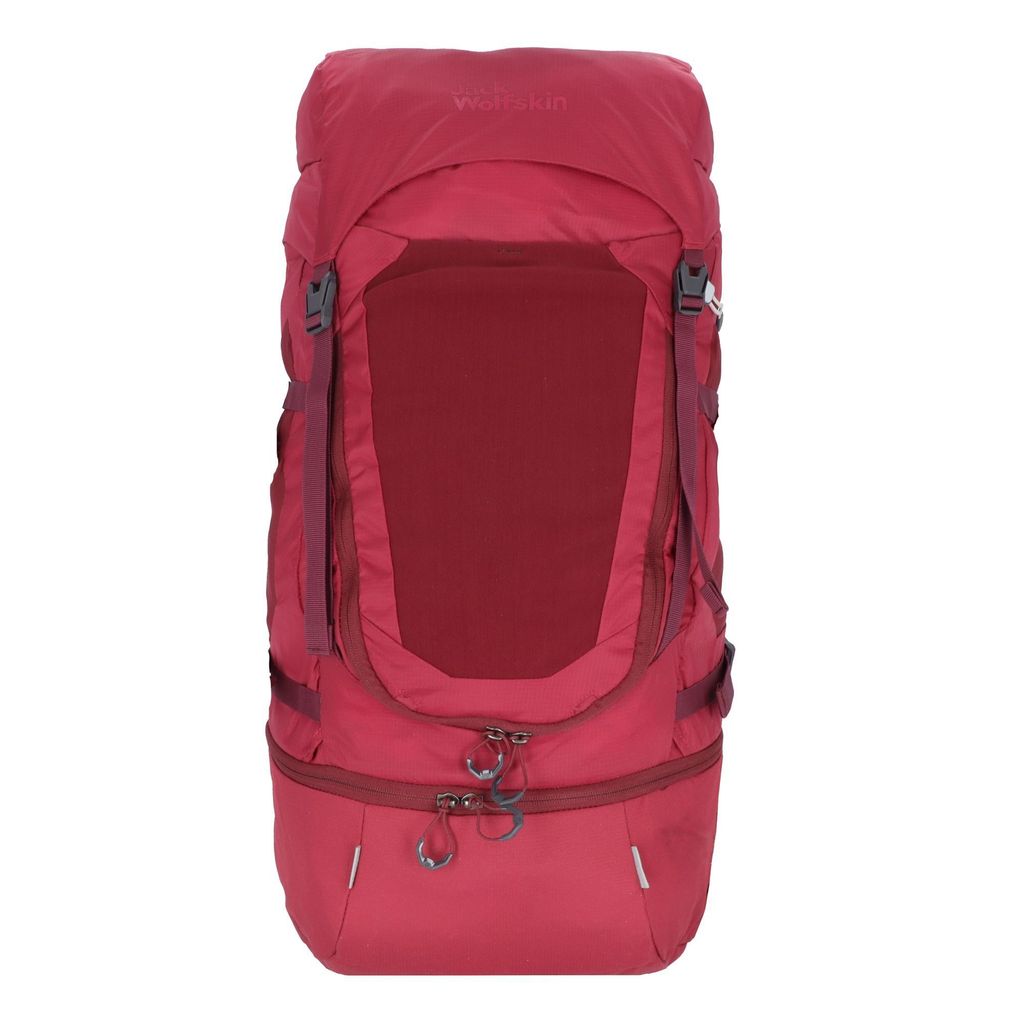 Jack Wolfskin Highland Trail, Oben, Wandern, Rot, Weiblich, Polyamid, Polyester, Untere Tasche, Fronttasche