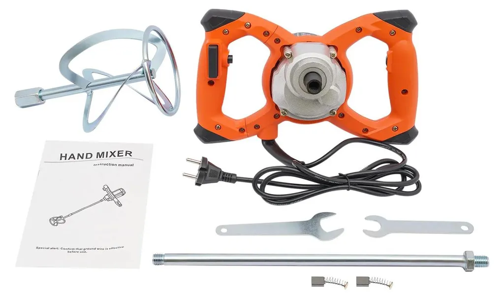 Mixeur électrique à main modèle MX-200 orange avec vitesses réglables
