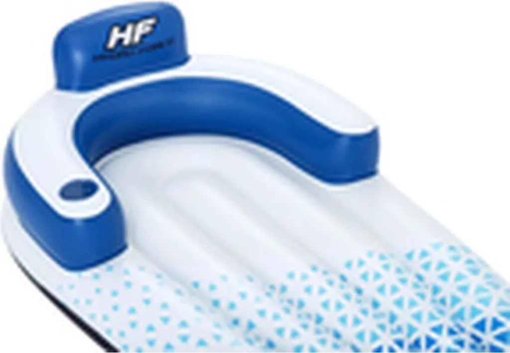 Fauteuil Gonflable de Piscine 191x107 cm avec Dossier Hydro-Force