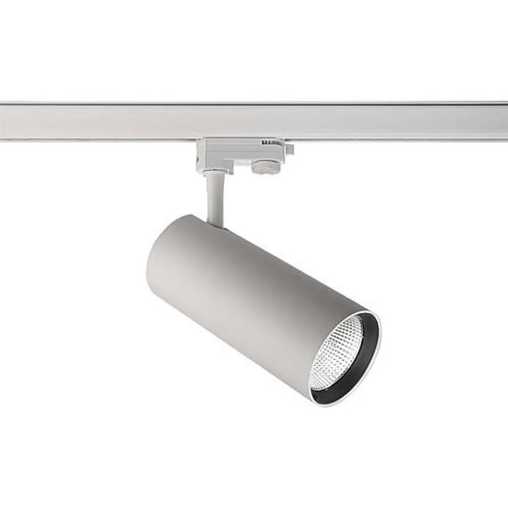 Projecteur de Rail Triphasé LED 30W Blanc - Spot 40° Lumina 4000K