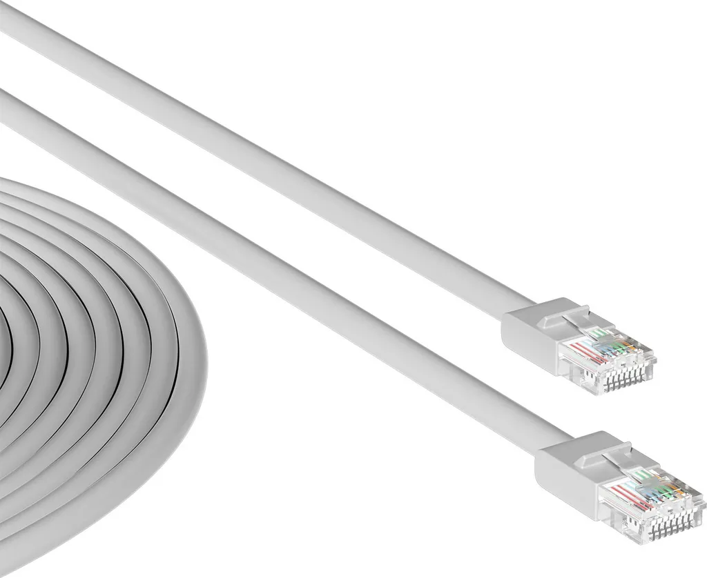 Câble Patch Ethernet 30 mètres CAT5 blanc Reolink haute résistance