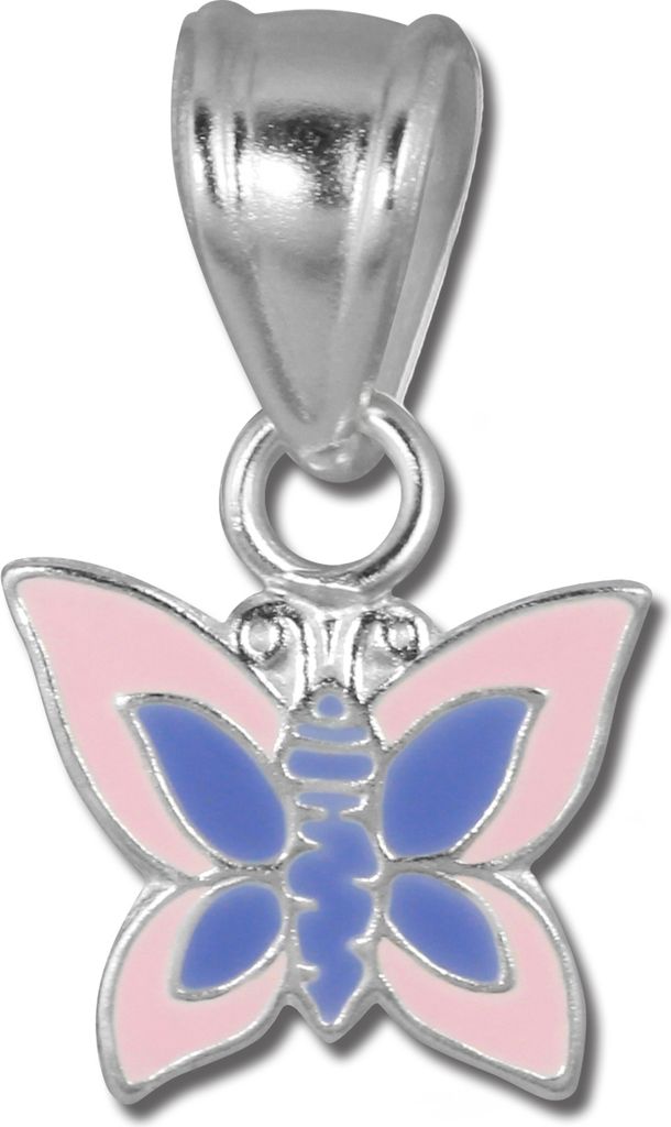 Teenie-Weenie Kinder-Schmuck Anhänger Schmetterling 925 Silber rosa SDH8102A