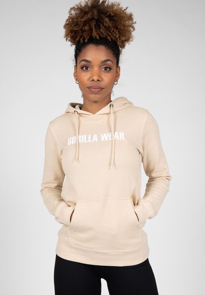 Gorilla Wear Charlotte Kapuzenpullover – Beige – M