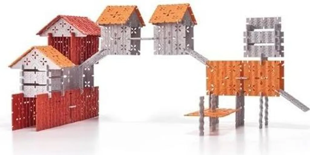 Jeu de construction Weplay Tuiles géométriques pour éveil sensoriel