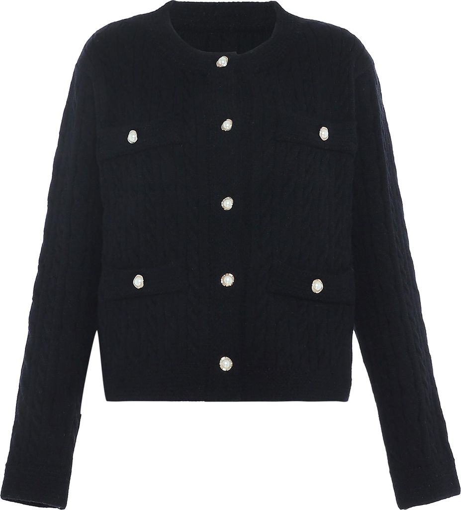 caspio damen pullover - schwarz, XL/XXL