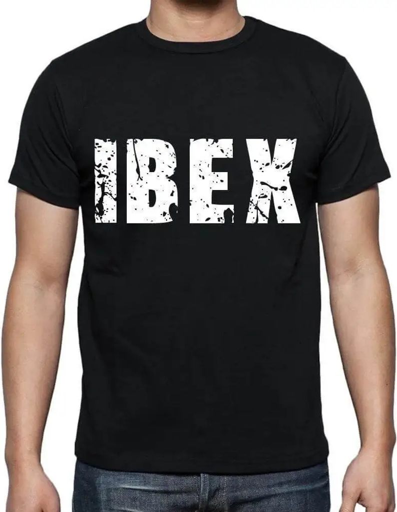 Herren Grafik T-Shirt Ibex Öko-Verantwortlich Vintage Jahrgang Kurzarm Lustige Druck Geburtstag Geschenk Mann