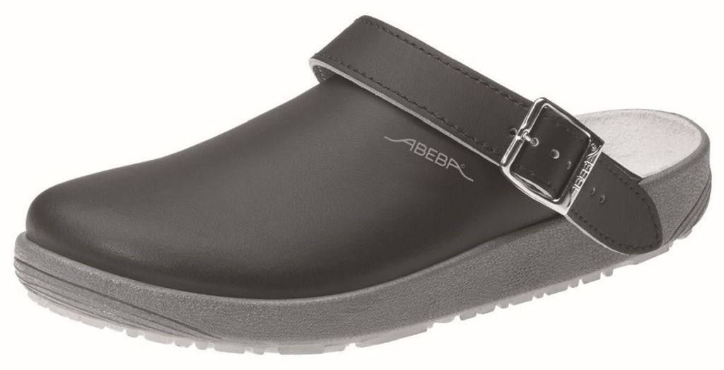 Abeba Berufsschuhe rubber OB Clog schwarz CE SRC