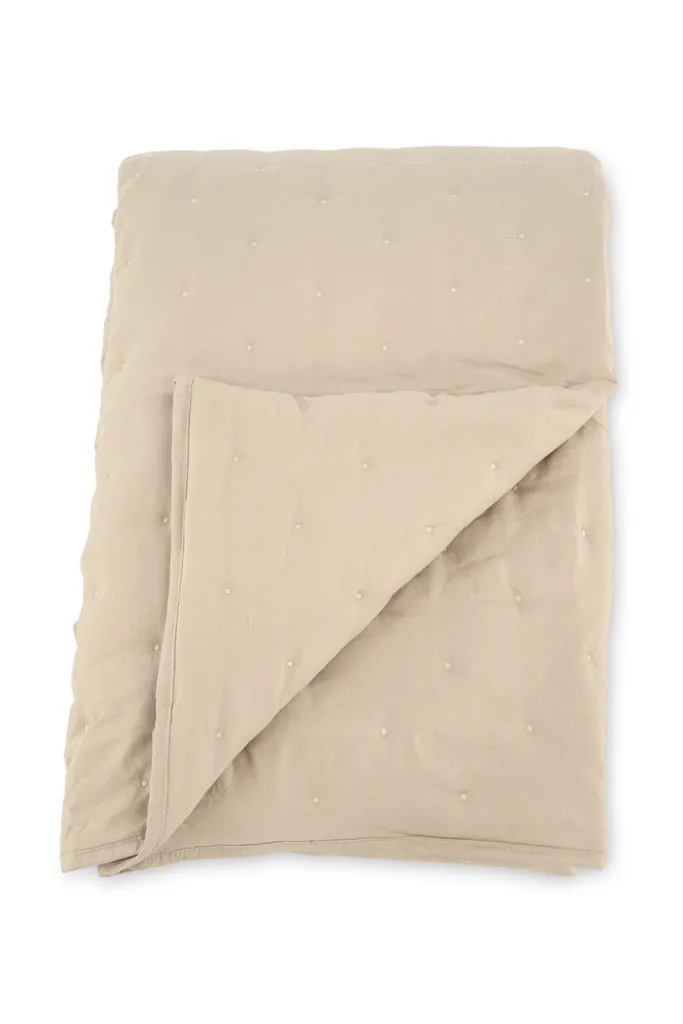 Copriletto Sally Beige 180x260 Lavabile: Praticità per Famiglie