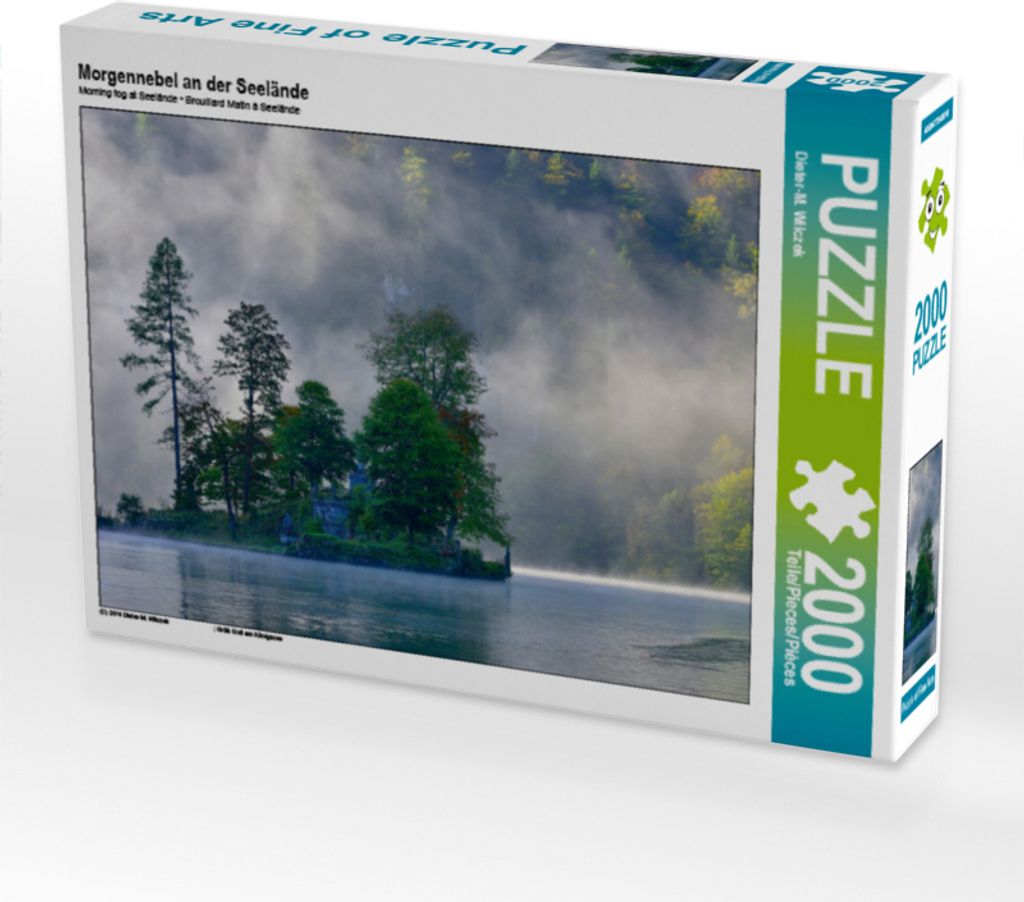 CALVENDO Puzzle Morgennebel an der Seelände 2000 Teile Puzzle quer | 2000 Teile Lege-Größe 90x67cm Foto-Puzzle für glückliche Stunden