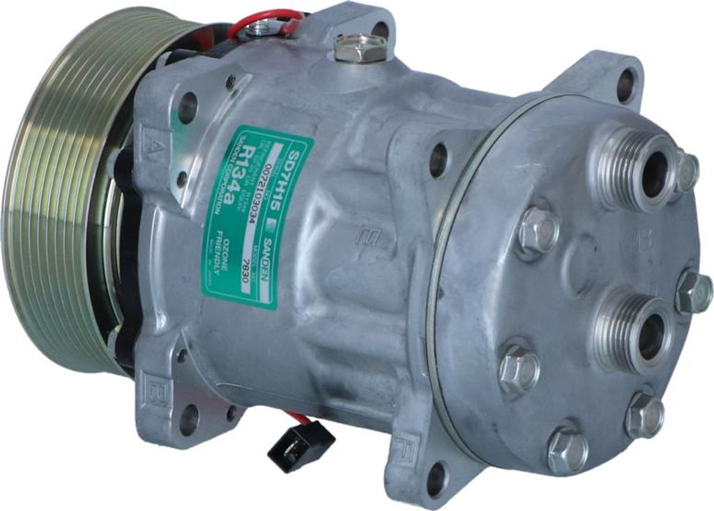 Klimakompressor für optimierte Verbrennung 12 V Ø 119 mm SD7H15-7830 NRF