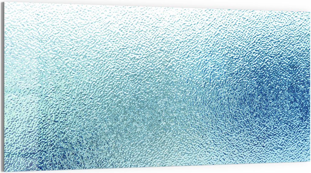 DEQORI Magnettafel Glas 100x50 cm 'Milchglas mit Blaustich' beschreibbar Whiteboard